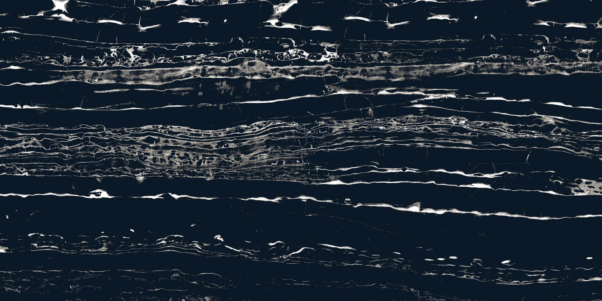 Керамогранит Ennface Large Black Marquina Matt 80x160 см