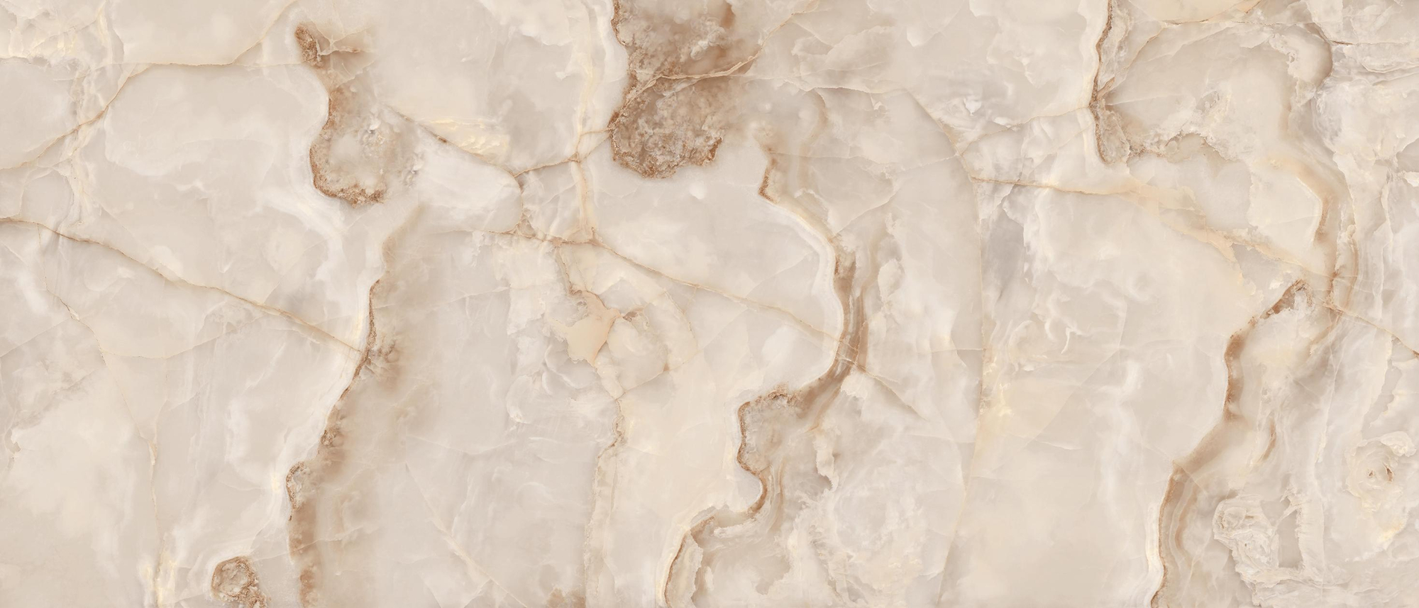 Фото Керамогранит Ennface Large Onyx Cream Matt 120х280 см крупным планом — купить в Краснодаре в салоне МАКСАНН
