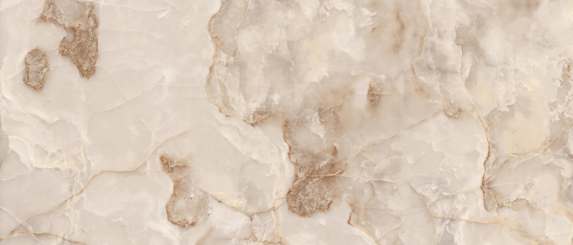 Фото Керамогранит Ennface Large Onyx Cream Matt 120х280 см крупным планом — купить в Краснодаре в салоне МАКСАНН