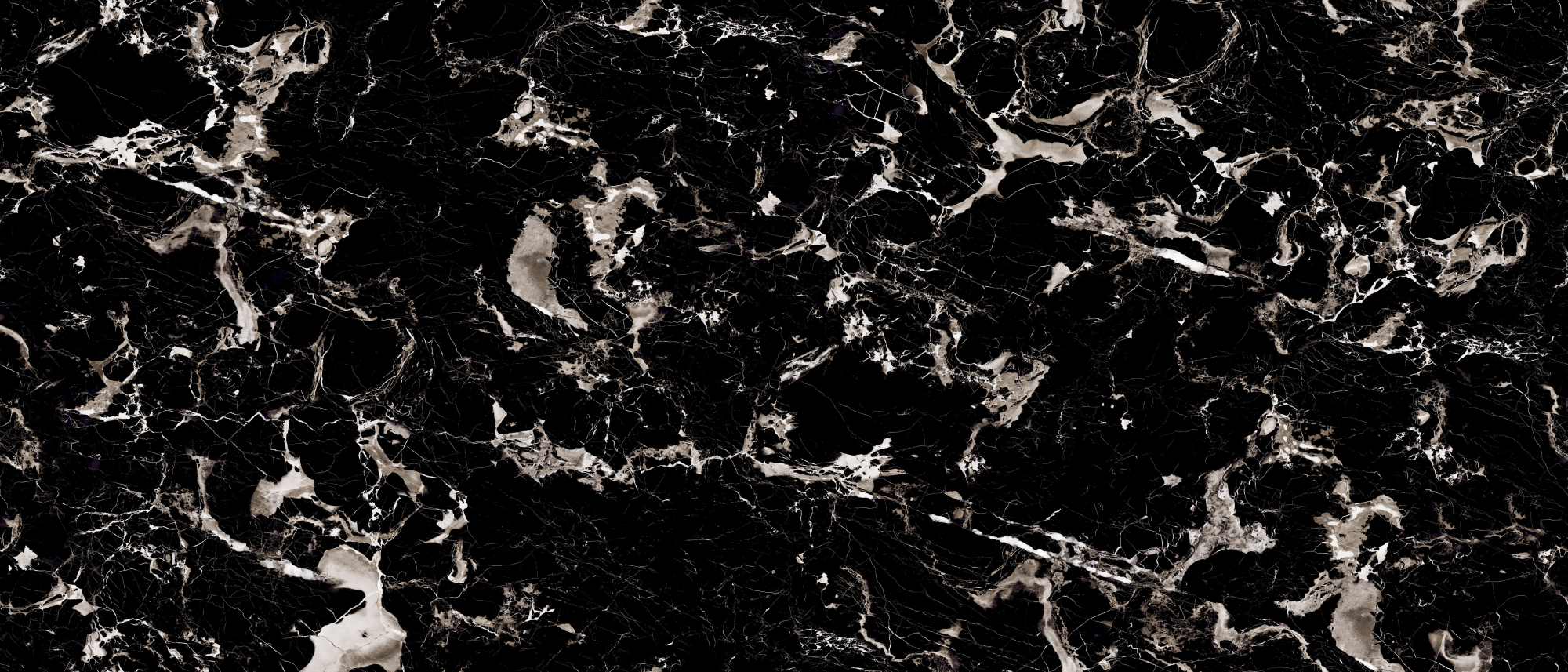 Фото Керамогранит Ennface Large Portoro Black Full Lappato 120х280 см крупным планом — купить в Краснодаре в салоне МАКСАНН