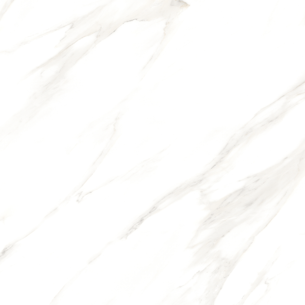 Фото Керамогранит Eternal Carrara Pearl Glossy 60x60 см крупным планом — купить в Краснодаре в салоне МАКСАНН