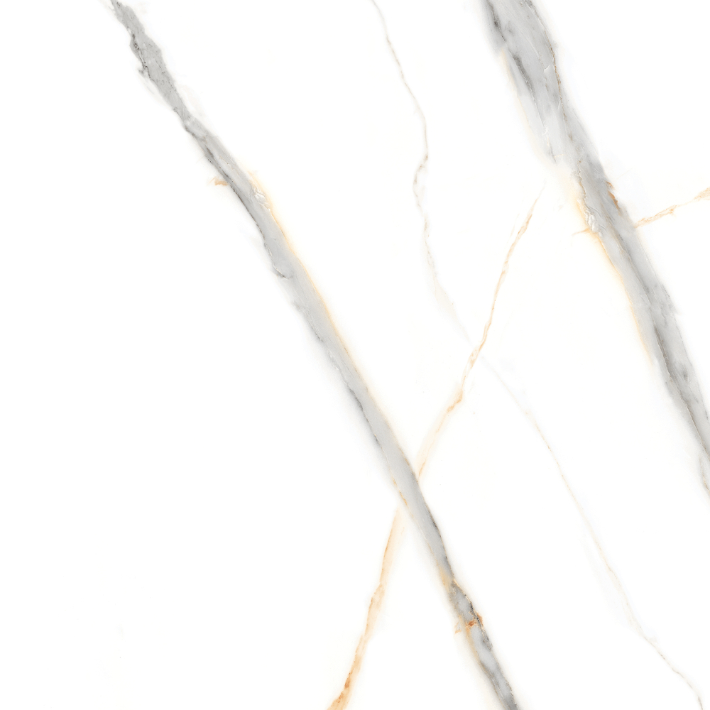 Фото Керамогранит Eternal Statuario Rock Glossy 60x60 см крупным планом — купить в Краснодаре в салоне МАКСАНН