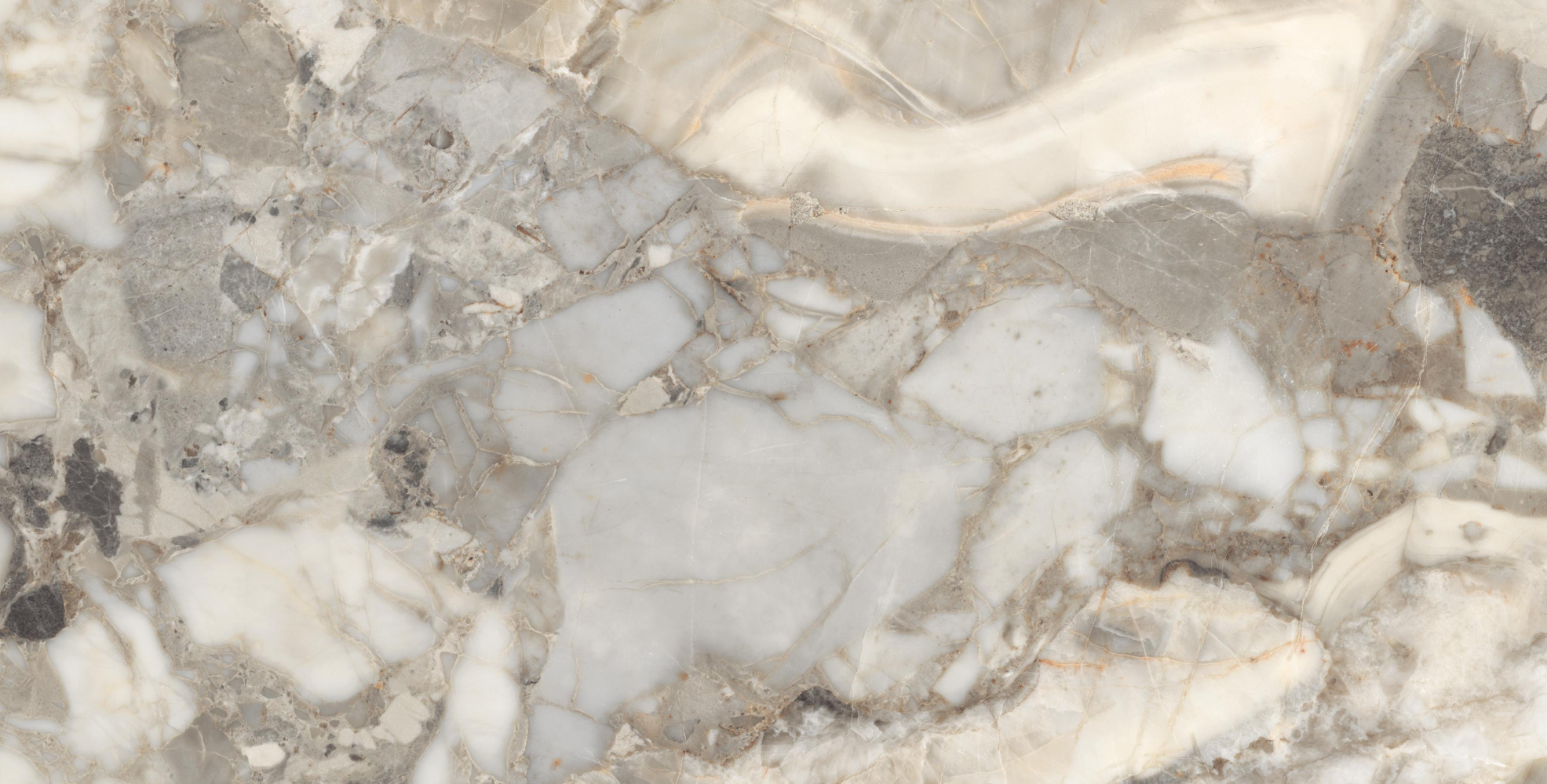Фото Керамогранит Arcadia Ceramica Full Polished Aragonite White 60х120 см крупным планом — купить в Краснодаре в салоне МАКСАНН