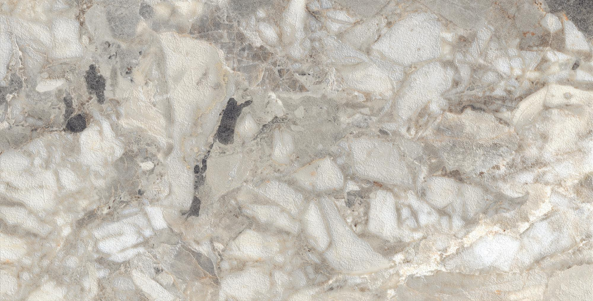 Фото Керамогранит Creanza Shape Glue Art Arogonite White 60х120 см крупным планом — купить в Краснодаре в салоне МАКСАНН