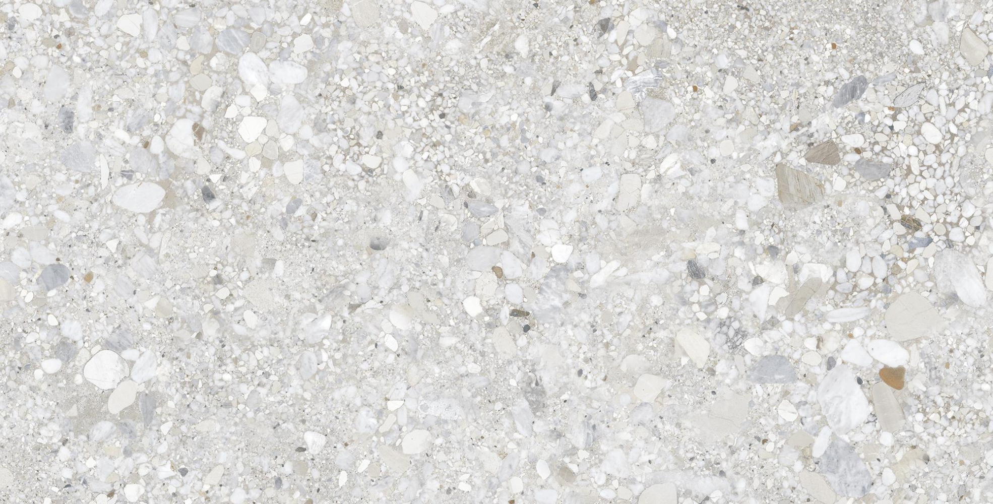 Фото Керамогранит Creanza Solido Gliato Terrazzo 60х120 см крупным планом — купить в Краснодаре в салоне МАКСАНН
