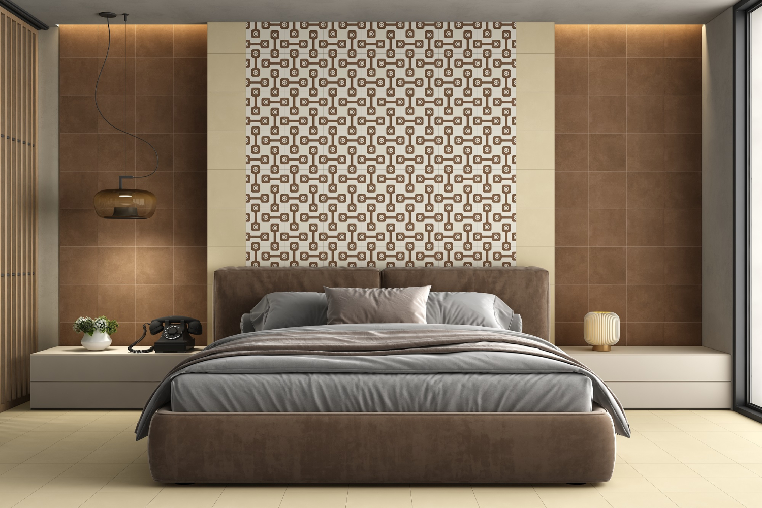 Фото Керамогранит Ennface Pattern Levels Canvas Matt 20x20 см крупным планом — купить в Краснодаре в салоне МАКСАНН