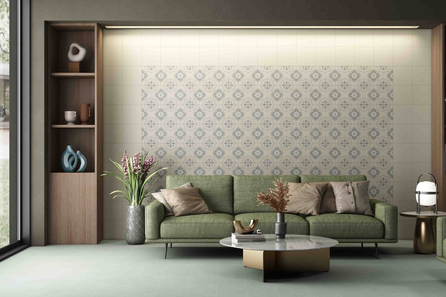 Фото Керамогранит Ennface Pattern Corsica Moon Matt 20x20 см крупным планом — купить в Краснодаре в салоне МАКСАНН