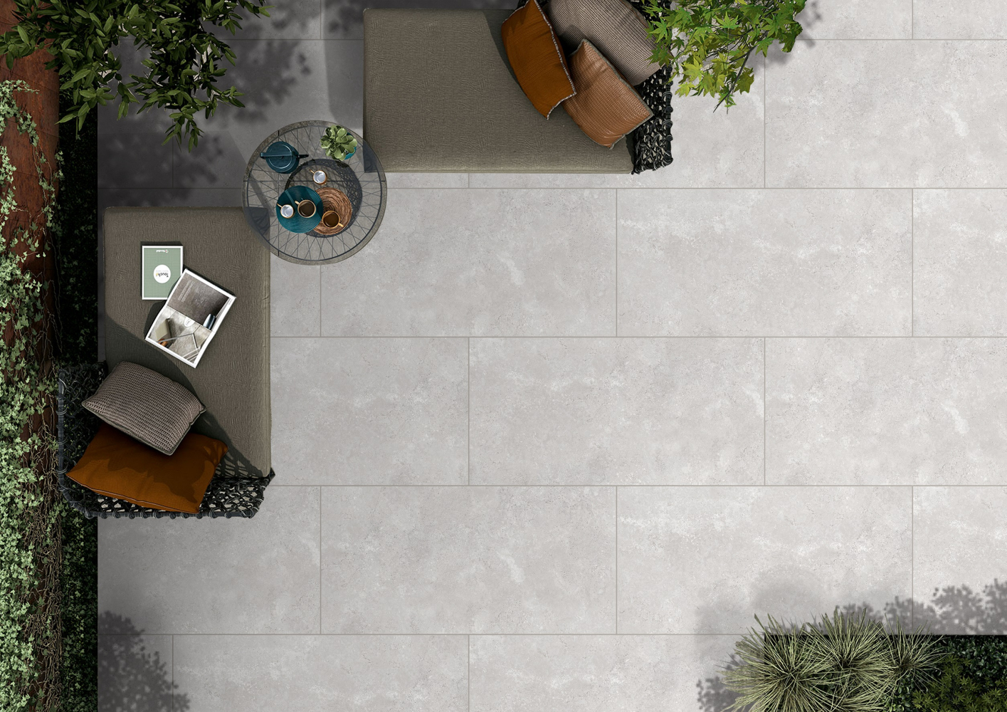 Фото Керамогранит Ennface Outdoor Blanche Bianco Structured R11 60x120х2 см крупным планом — купить в Краснодаре в салоне МАКСАНН