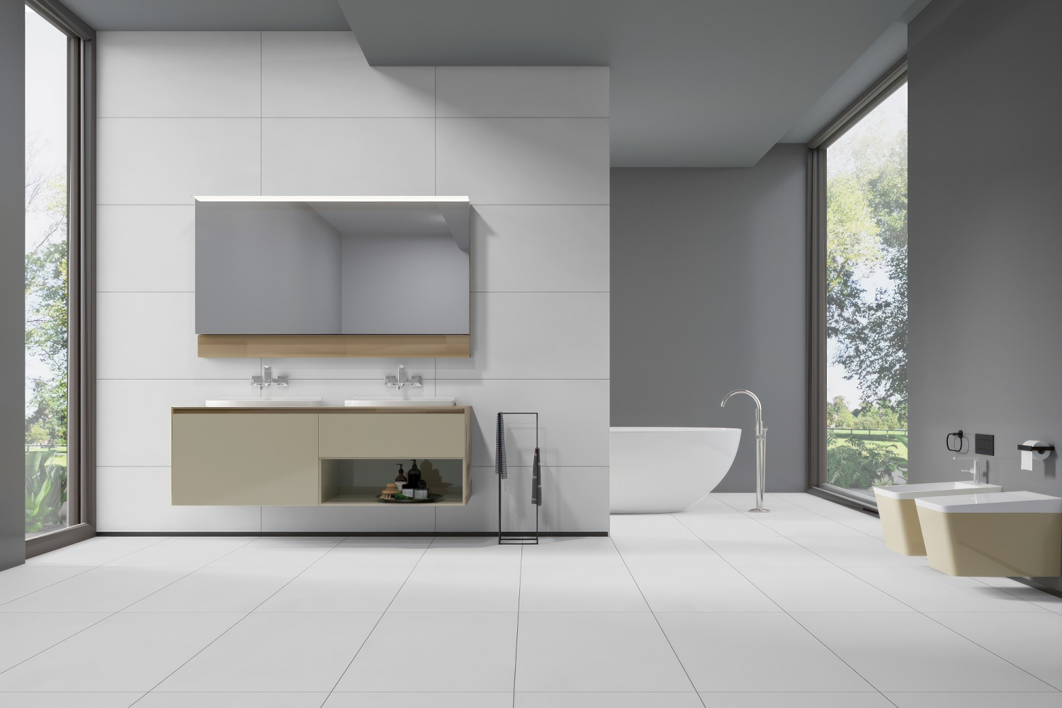 Фото Керамогранит Ennface Monocolor Artcolor White Digi Matt 60x120 см крупным планом — купить в Краснодаре в салоне МАКСАНН