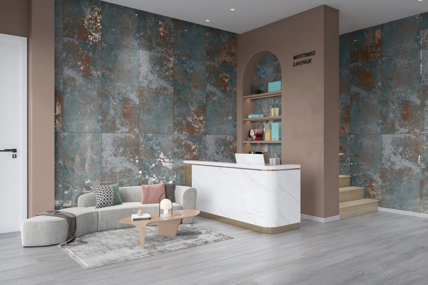 Фото Керамогранит Ennface Loft Oxido Chromium Metallic 60x120 см крупным планом — купить в Краснодаре в салоне МАКСАНН