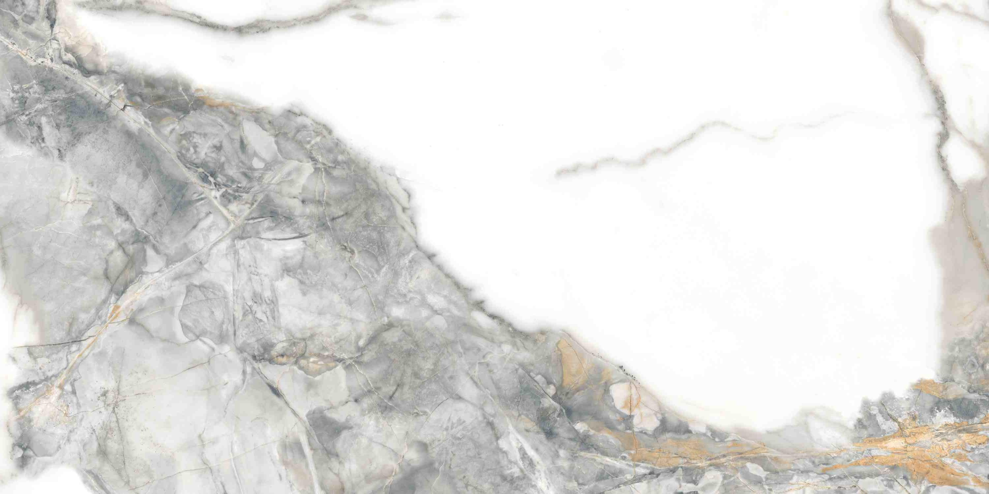 Фото Керамогранит Ennface Marble Perito Moreno Glossy 60x120 см крупным планом — купить в Краснодаре в салоне МАКСАНН