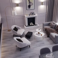 MSPC Ламинат 8 мм Stone Floor Дуб Ривьера 91785-1 MP 1220х141 мм