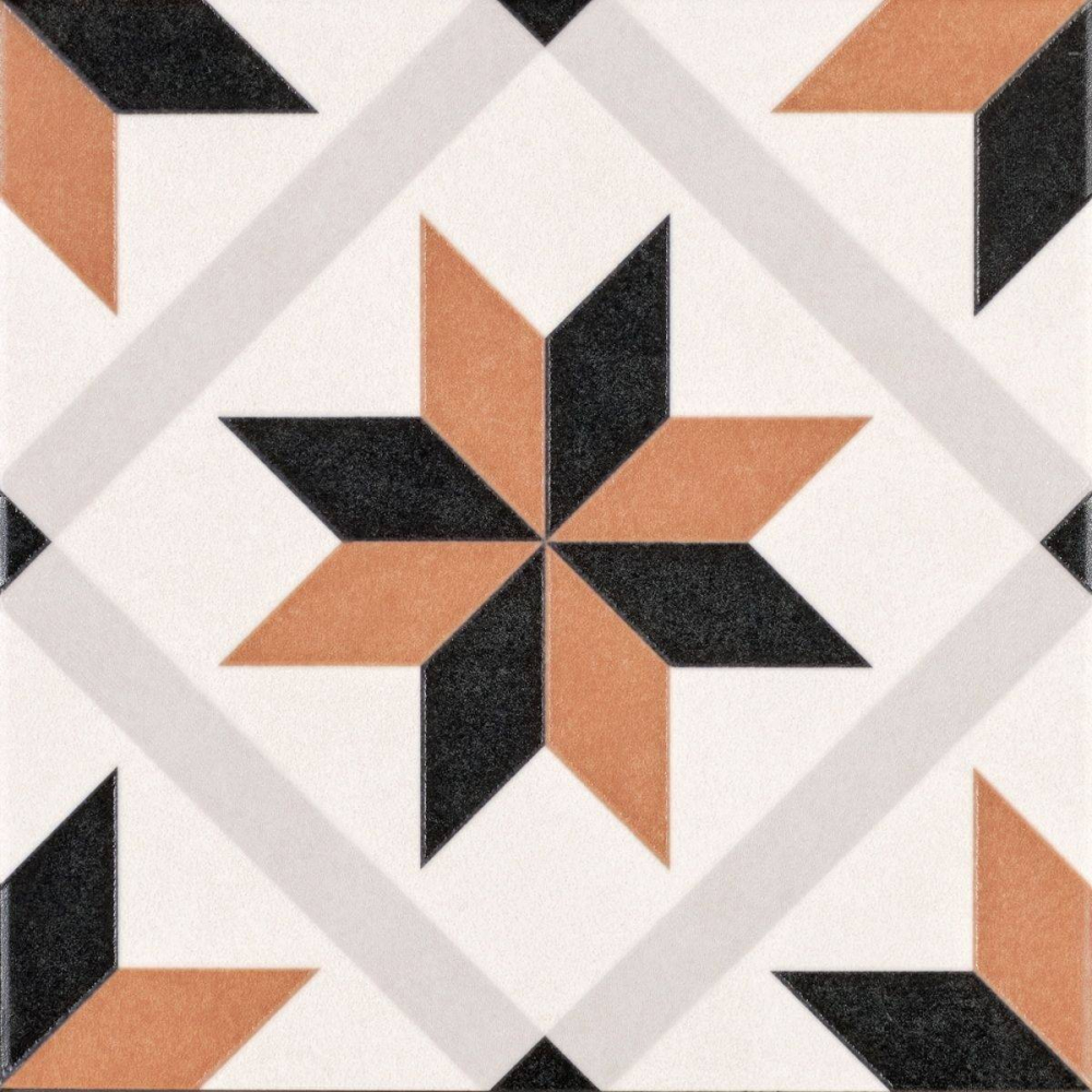 Декор Motto Ceramic Levels Orange Decor 1036 20x20 см