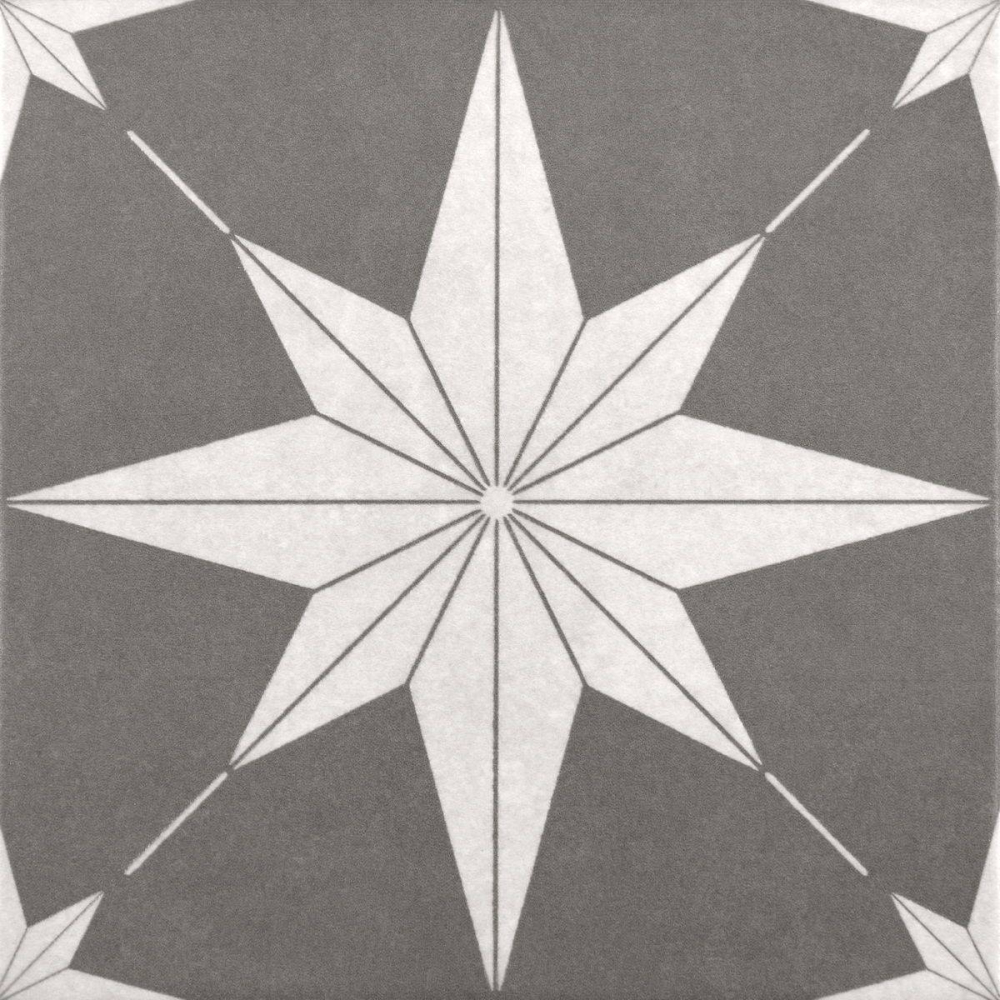 Декор Motto Ceramic Levels Dimgrey Decor 1022 20x20 см