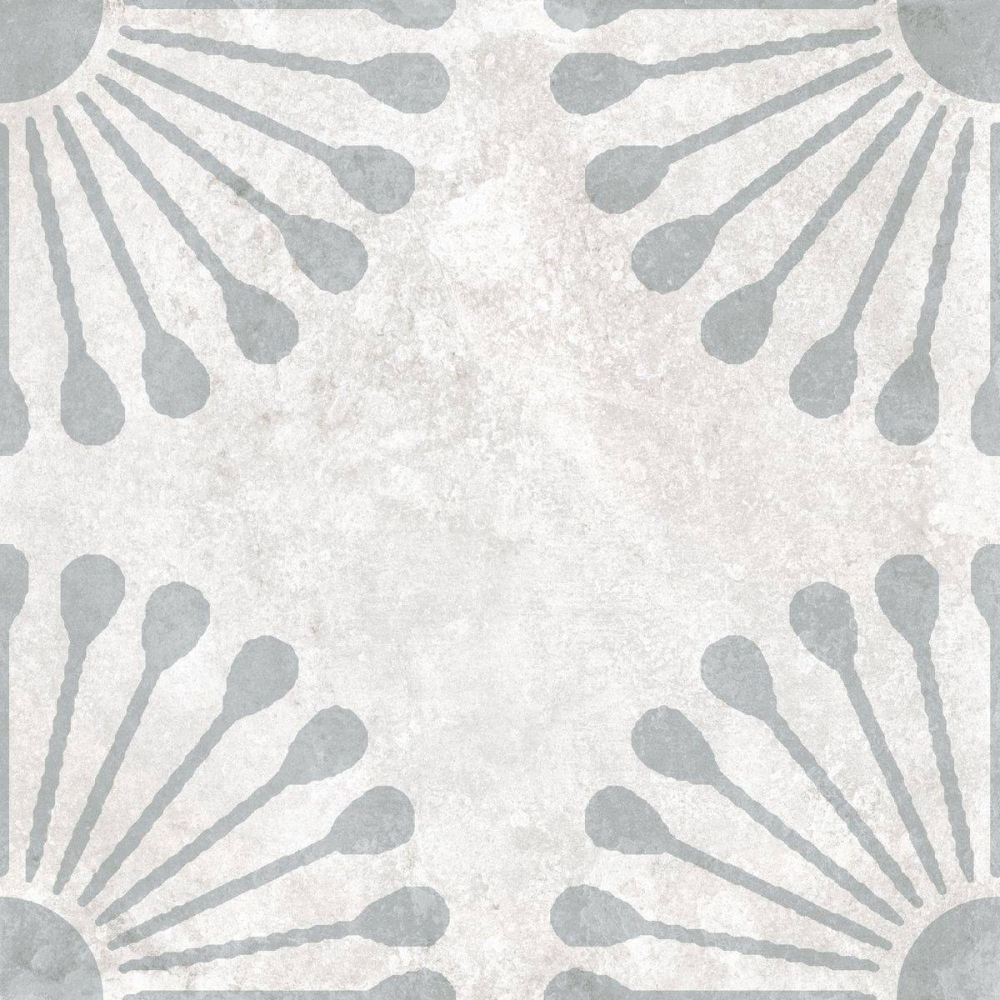 Декор Motto Ceramic Palmas White Decor 2 20x20 см