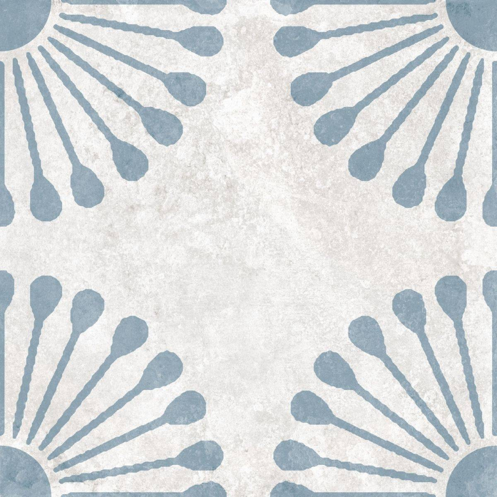 Декор Motto Ceramic Palmas White Decor 4 20x20 см