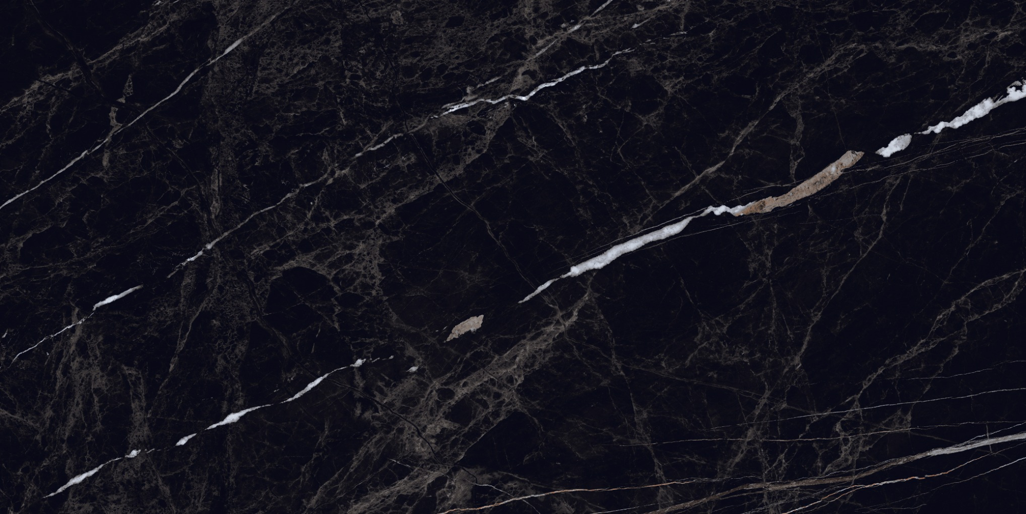 Керамогранит Neodom Luxury Nero Rock Polished 60x120 см
