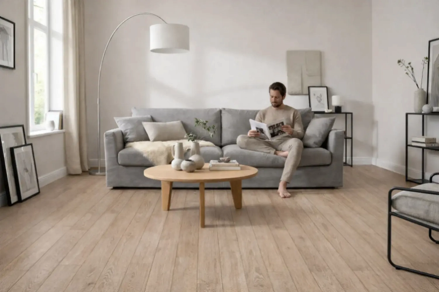 HDF Ламинат 10 мм Floor Fort Oak Heritage 10/33 4V Дуб Фредериктон 1220х130 мм