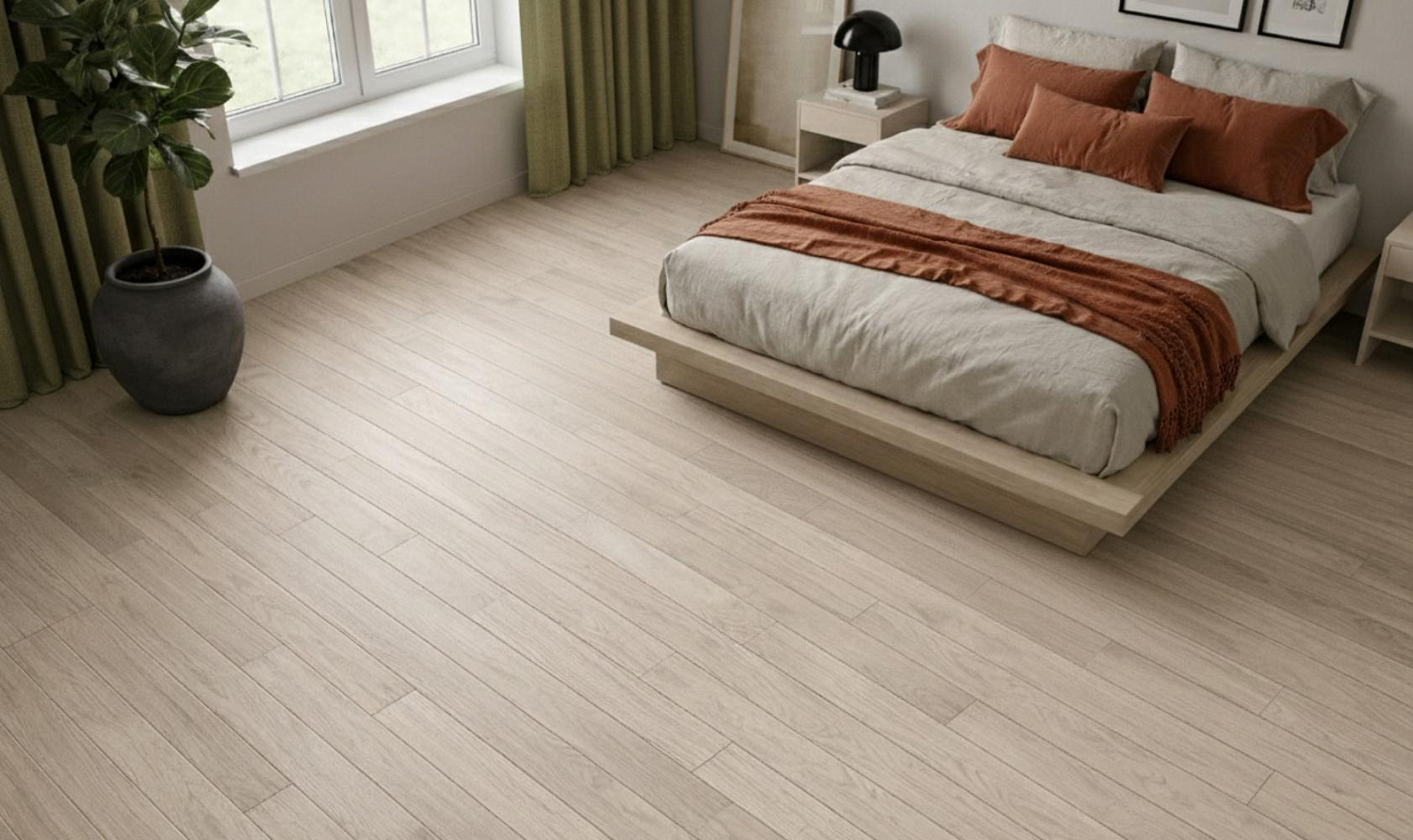 HDF Ламинат 10 мм Floor Fort Oak Heritage 10/33 4V Дуб Орилья 1220х130 мм