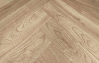 HDF Ламинат 10 мм Английская ёлка Floor Fort Walnut Tree Елочка 10/33 4V Орех Питсбург HC 606х101 мм