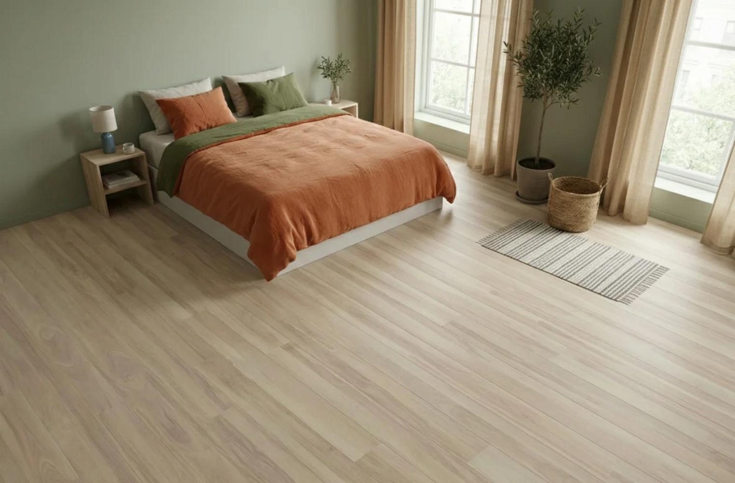 HDF Ламинат 10 мм Floor Fort Walnut Tree 10/33 4V Орех Говард 1220х130 мм