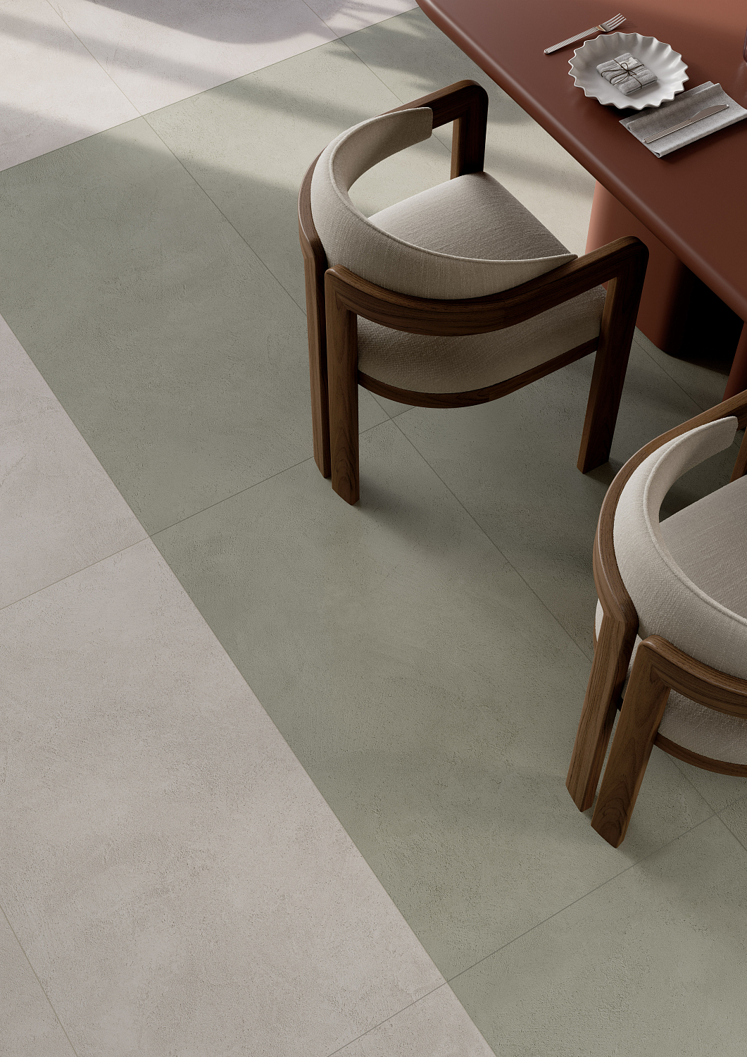 Керамогранит Vitra АртБетон Песок Матовый R10A 60x120 см